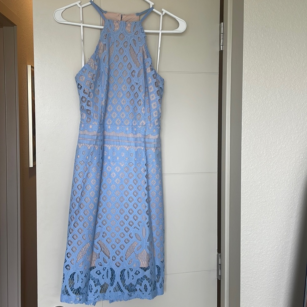 Light Blue Lace Lulu’s Dress